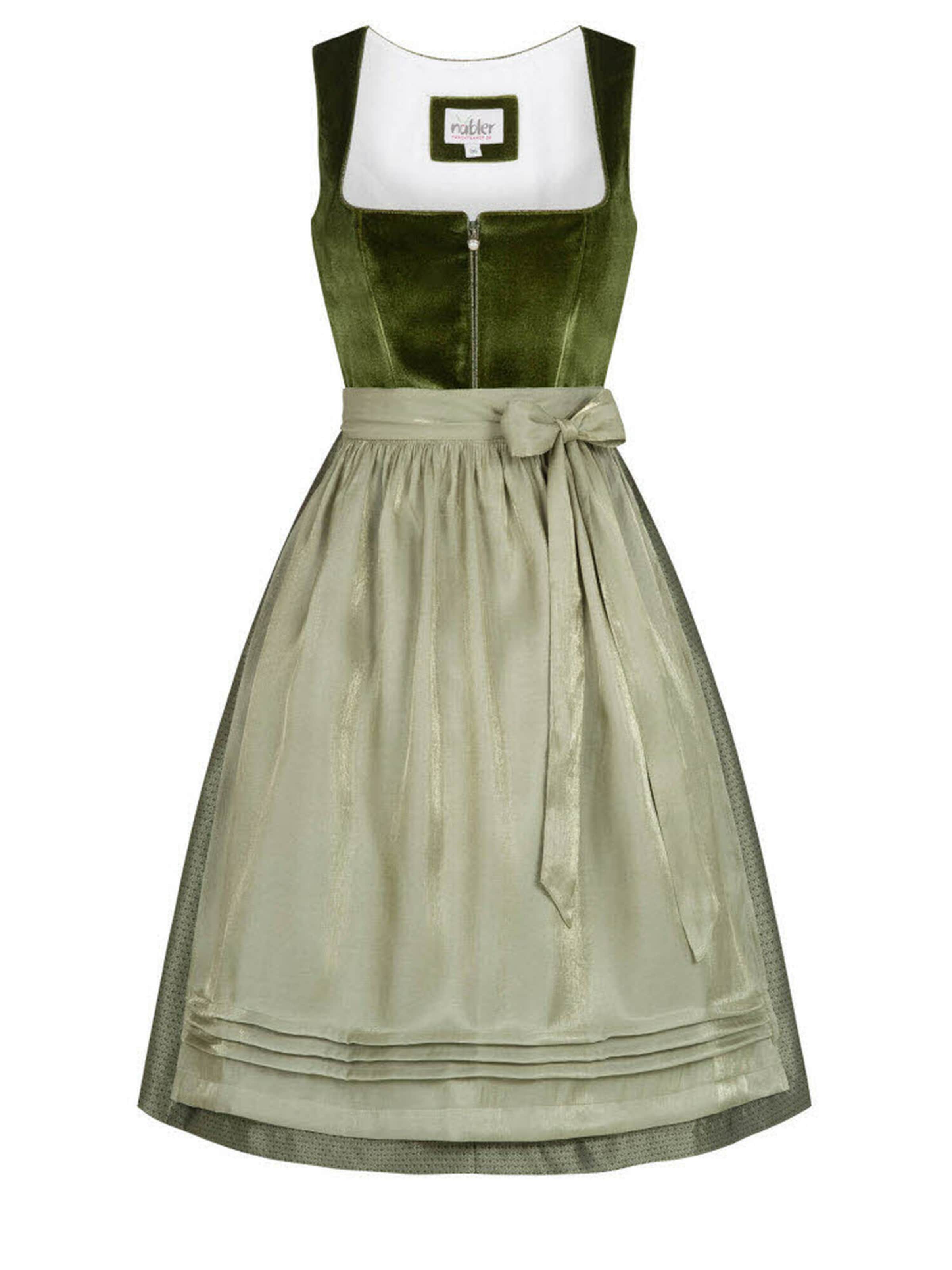 Trachtenhof Nübler Dirndl 'Kamila'‌‌‌ in Grün: Vorderseite