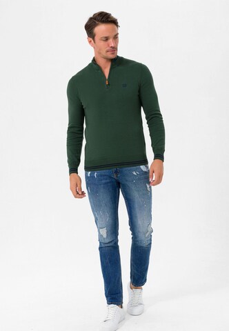 Jimmy Sanders Pullover in Grün