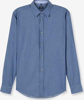 OLYMP Regular Fit Hemd in Blau: Vorderseite
