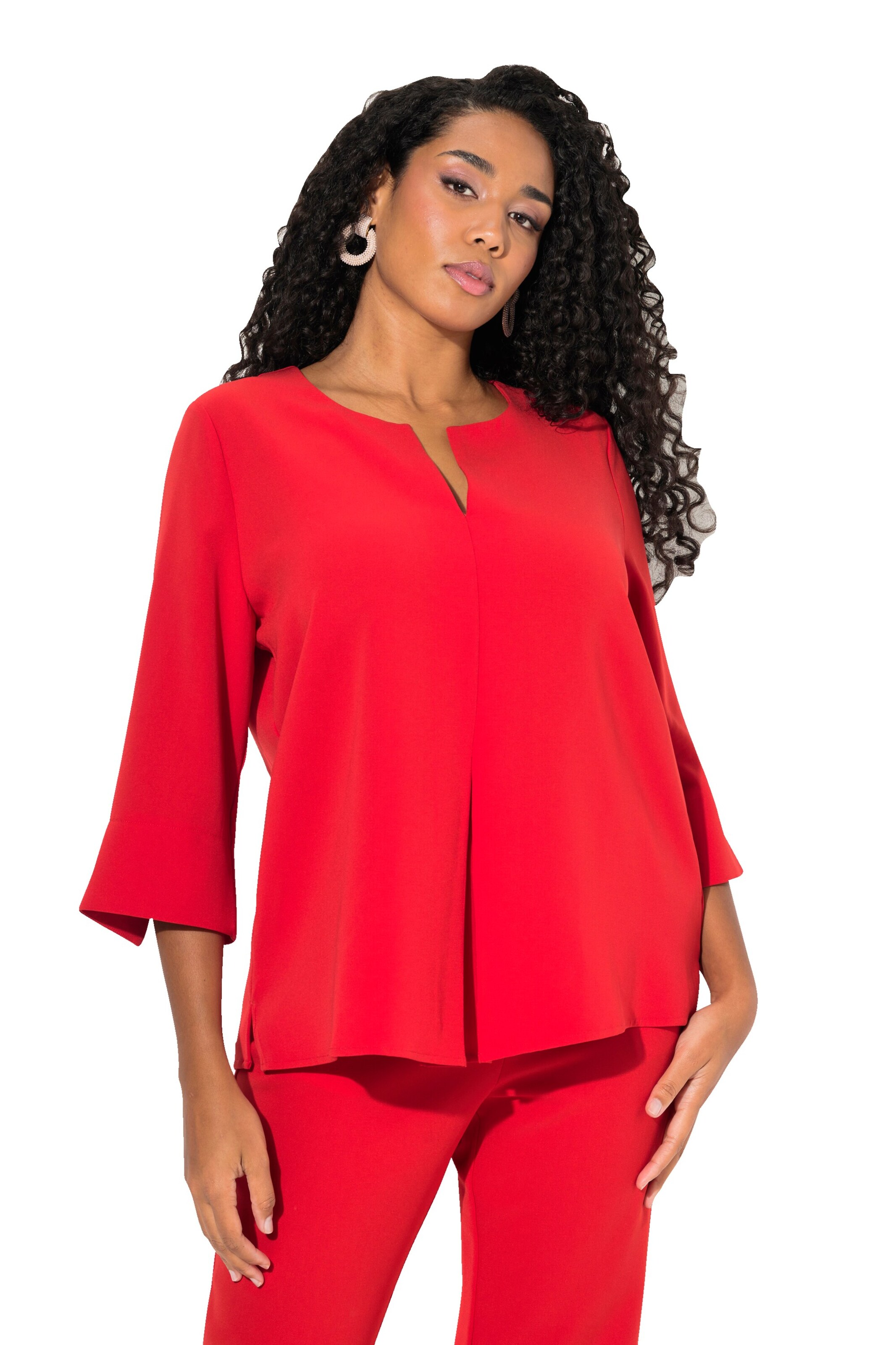 Ulla Popken Tunika in Rot: Vorderseite