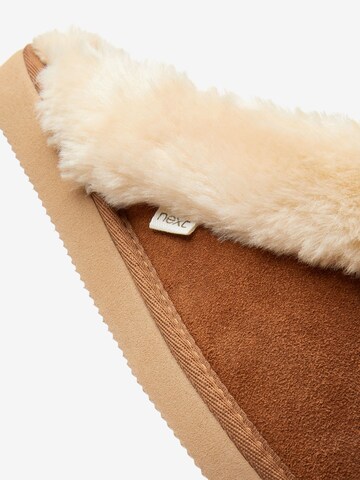 Pantoufle Next en marron