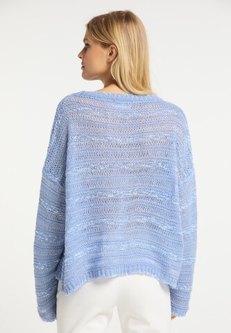 usha WHITE LABEL Oversized Sweater in Blue