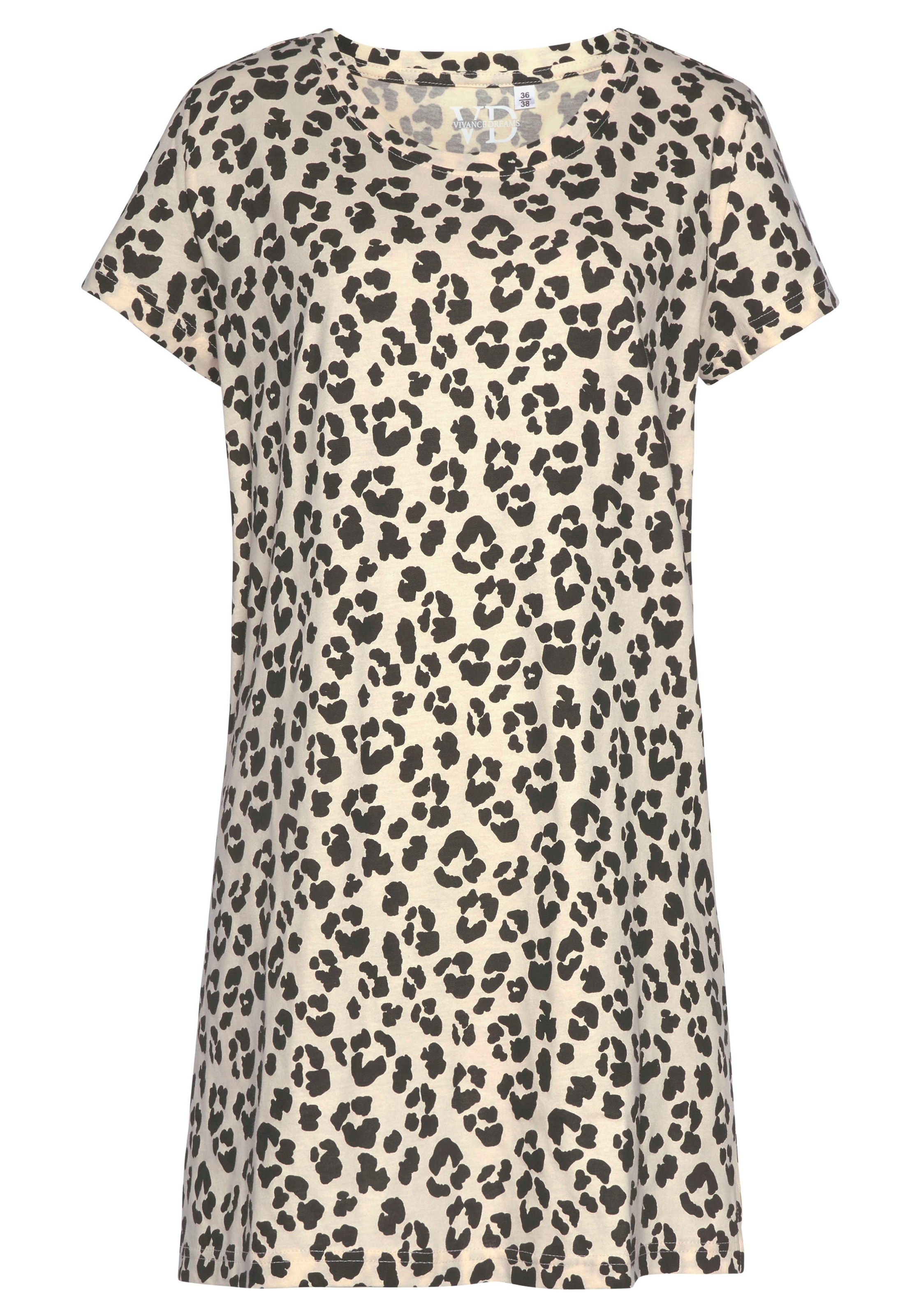 VIVANCE - Camiseta de noche en beige: frente