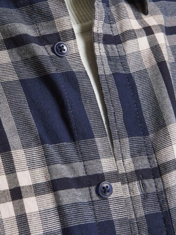 JACK & JONES Slim fit Button Up Shirt in Blue