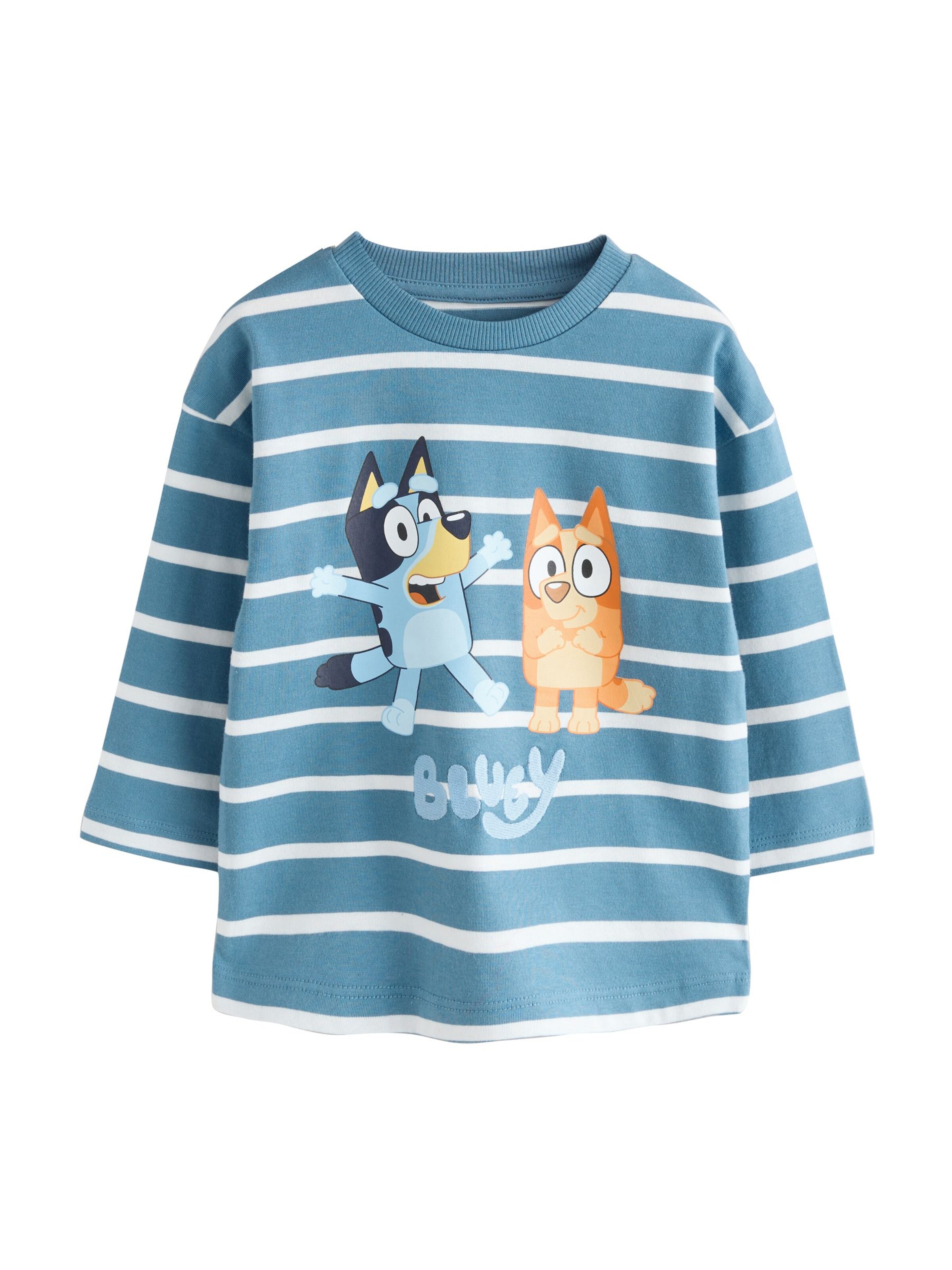 Next Shirt in Royal blue / Light blue / Orange / White, Item view