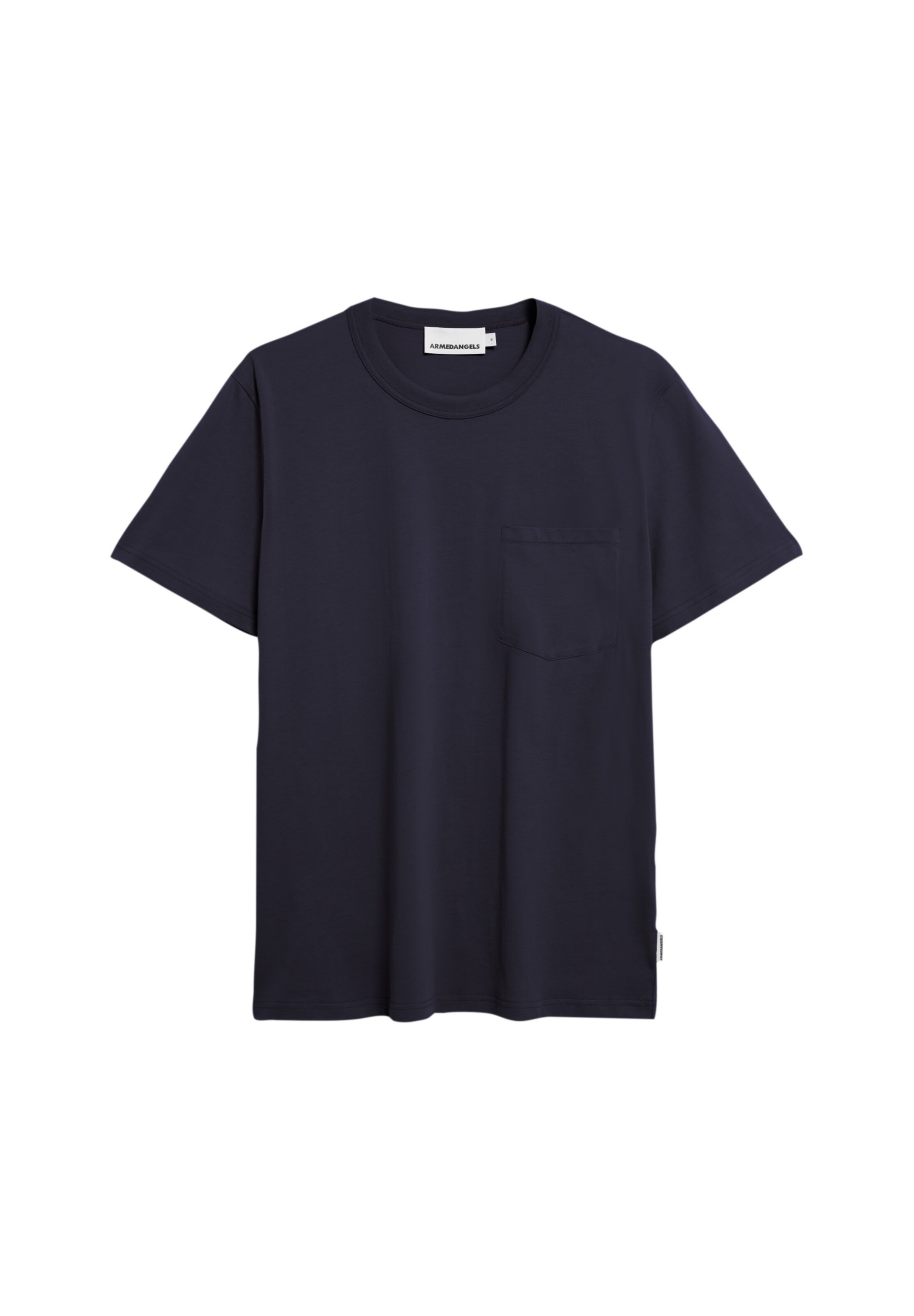 ARMEDANGELS T-Shirt 'MAARKOS POCKET' in Blau: Vorderseite