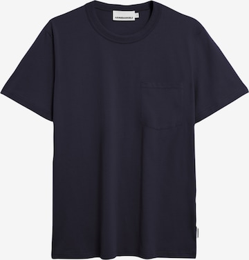 ARMEDANGELS T-Shirt 'MAARKOS POCKET' in Blau: Vorderseite
