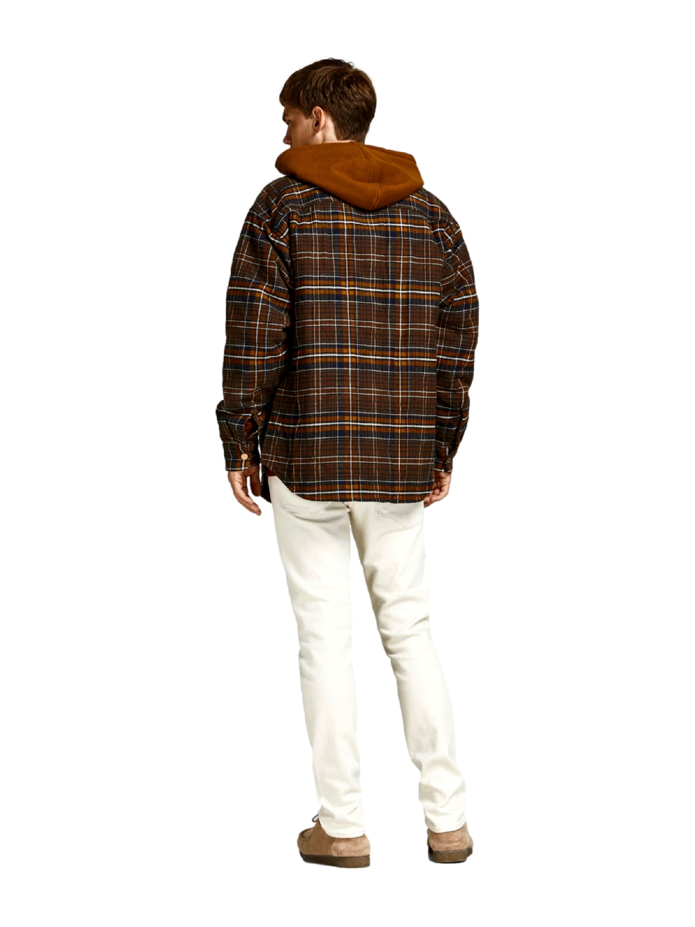 JACK & JONES Between-Season Jacket 'JORJAMES' in Brown