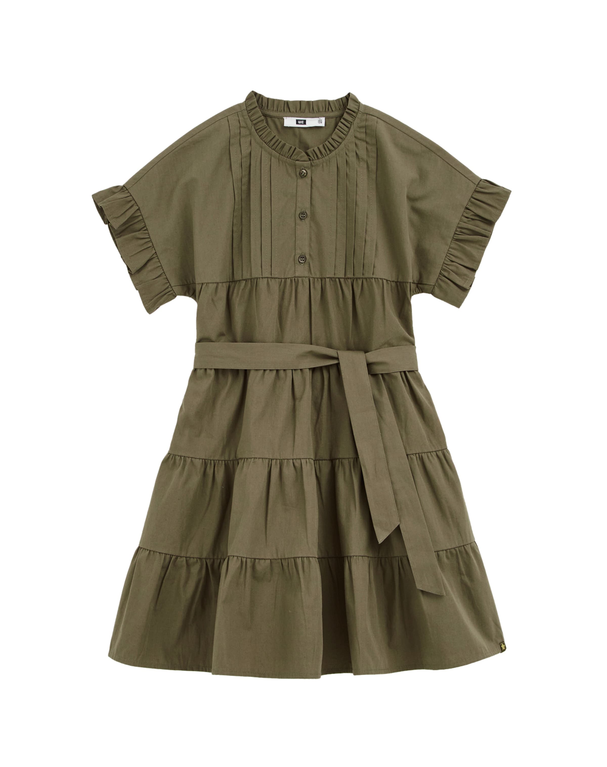 WE Fashion Šaty – zelená: přední strana