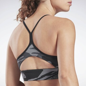 Reebok Bustier Sport-BH in Grau