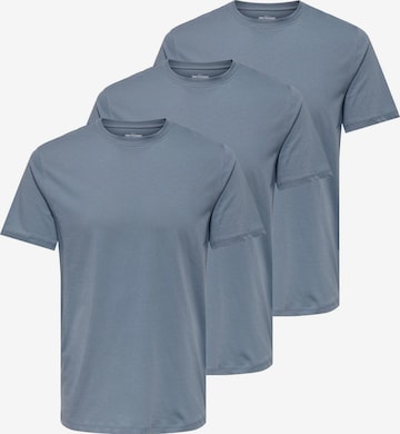 Only & Sons Shirt 'MAX' in Blue: front