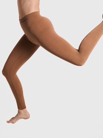 OrGasm Skinny Leggings 'Massage Seamless Leggings' in Beige