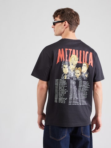 Only & Sons T-Shirt 'ONSMETALLICA' in Schwarz: Vorderseite