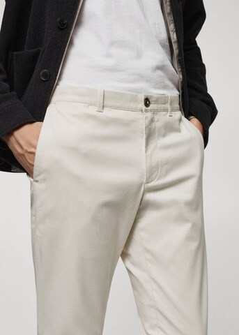 MANGO MAN Slim fit Pants in Beige