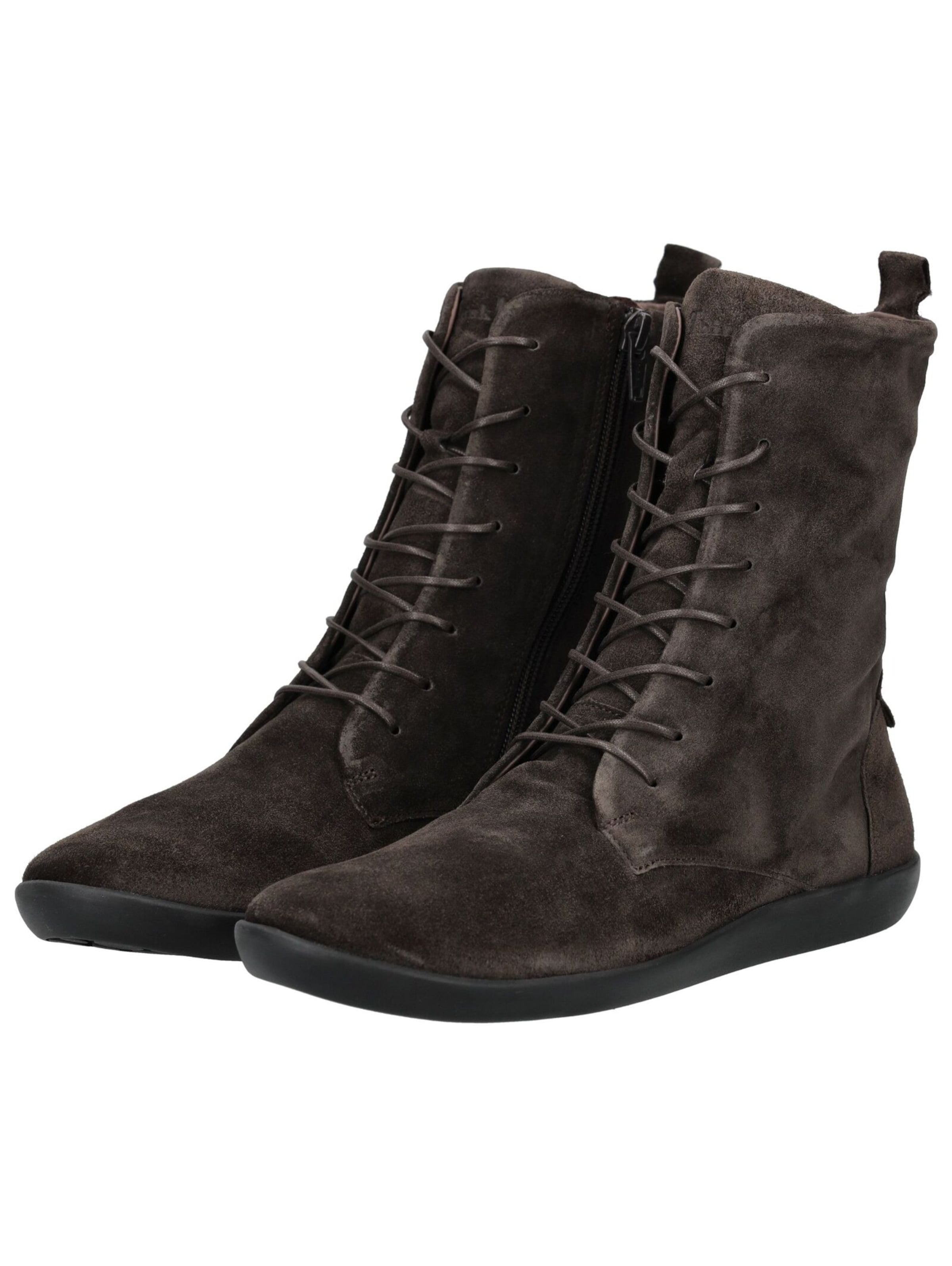 THINK! Lace-Up Ankle Boots in Brown