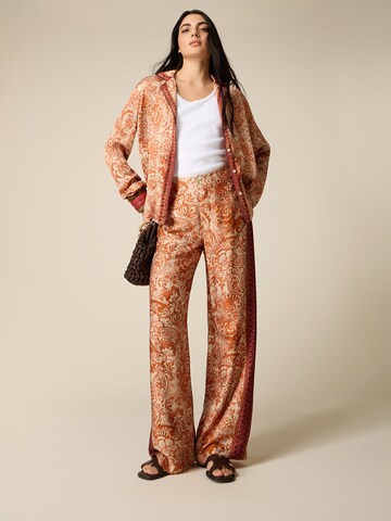 Baggy Pantalon oltre en orange : devant