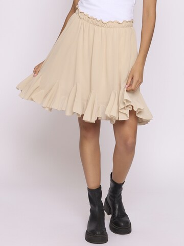 Lilavie Rock ' Tatii ' in Beige: Vorderseite