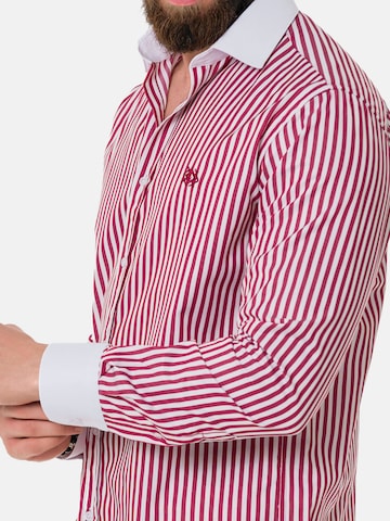 CIPO & BAXX Slim Fit Hemd 'CH192' in Rot