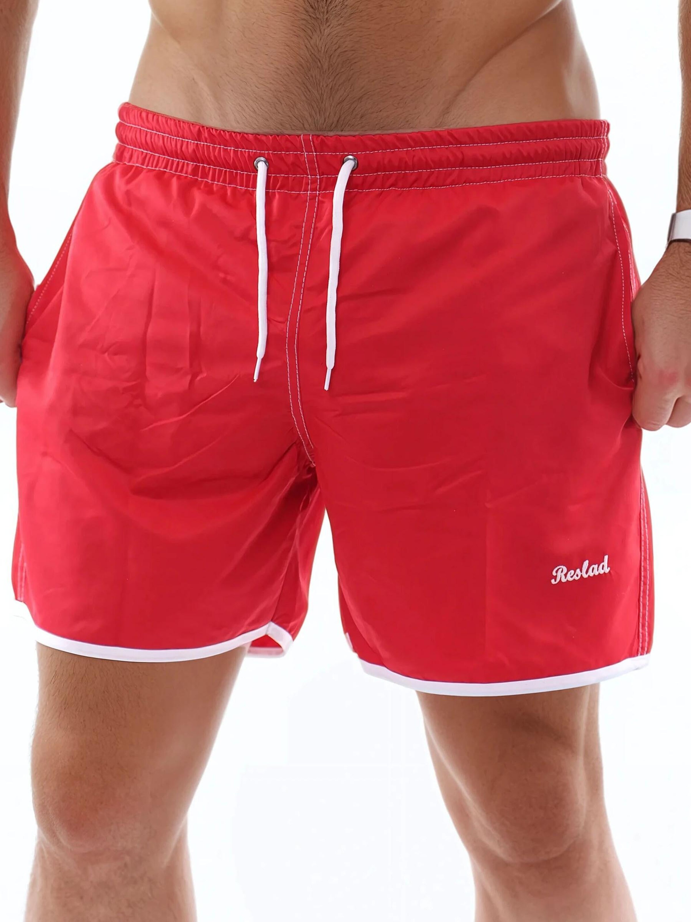 Reslad Board Shorts 'RS5020' in Red: front