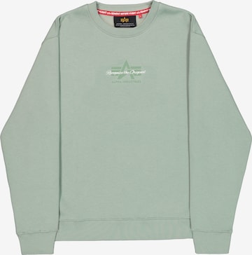 ALPHA INDUSTRIES Sweatshirt 'Foam' in Grün: Vorderseite