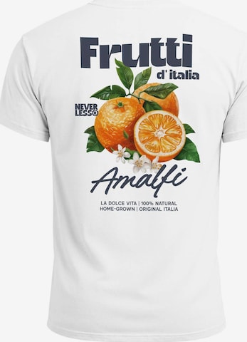 Neverless Shirt 'Frutti di italia' in White: front