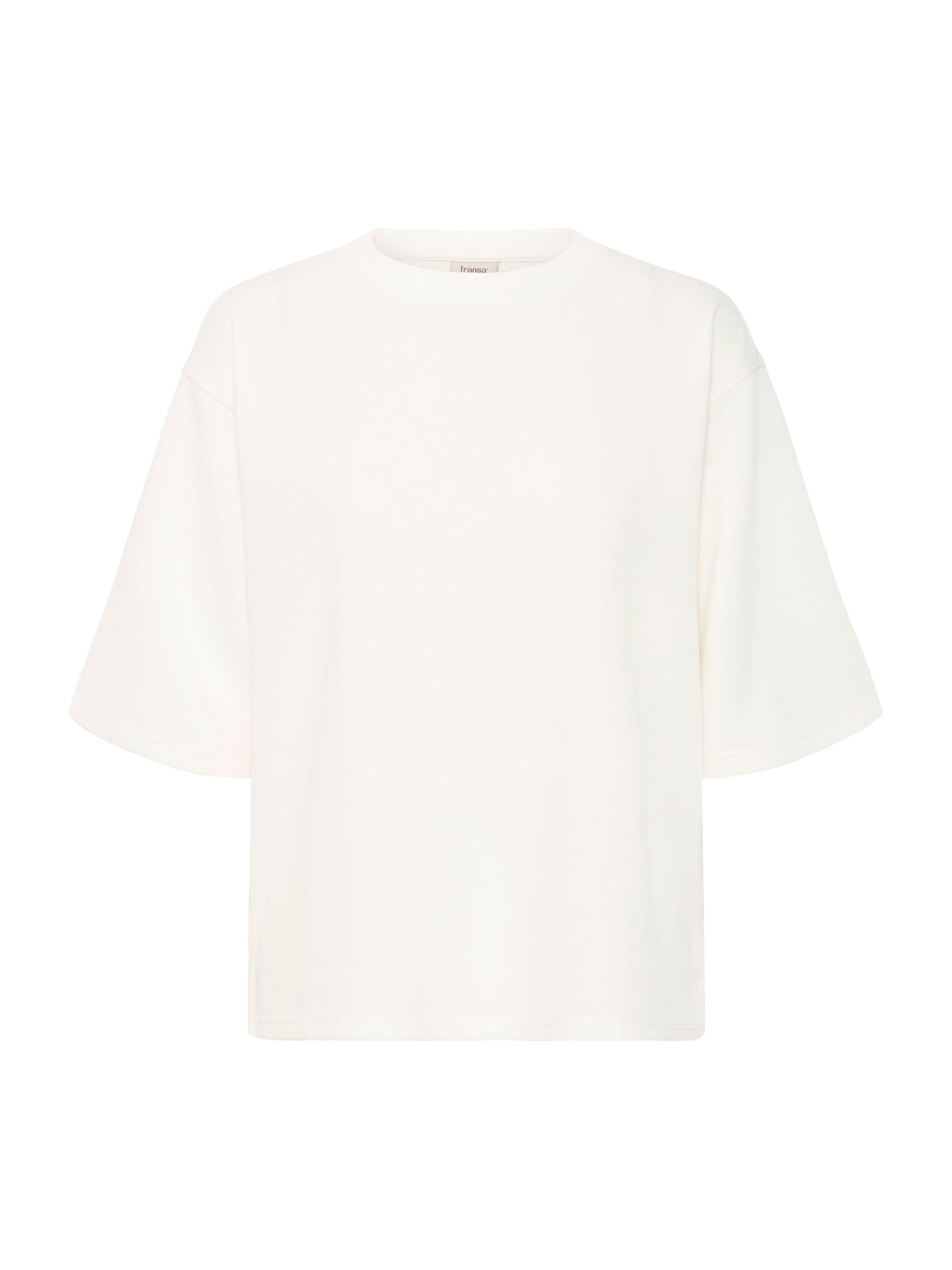 Fransa Shirt 'FRAURORA' in Weiß: Vorderseite