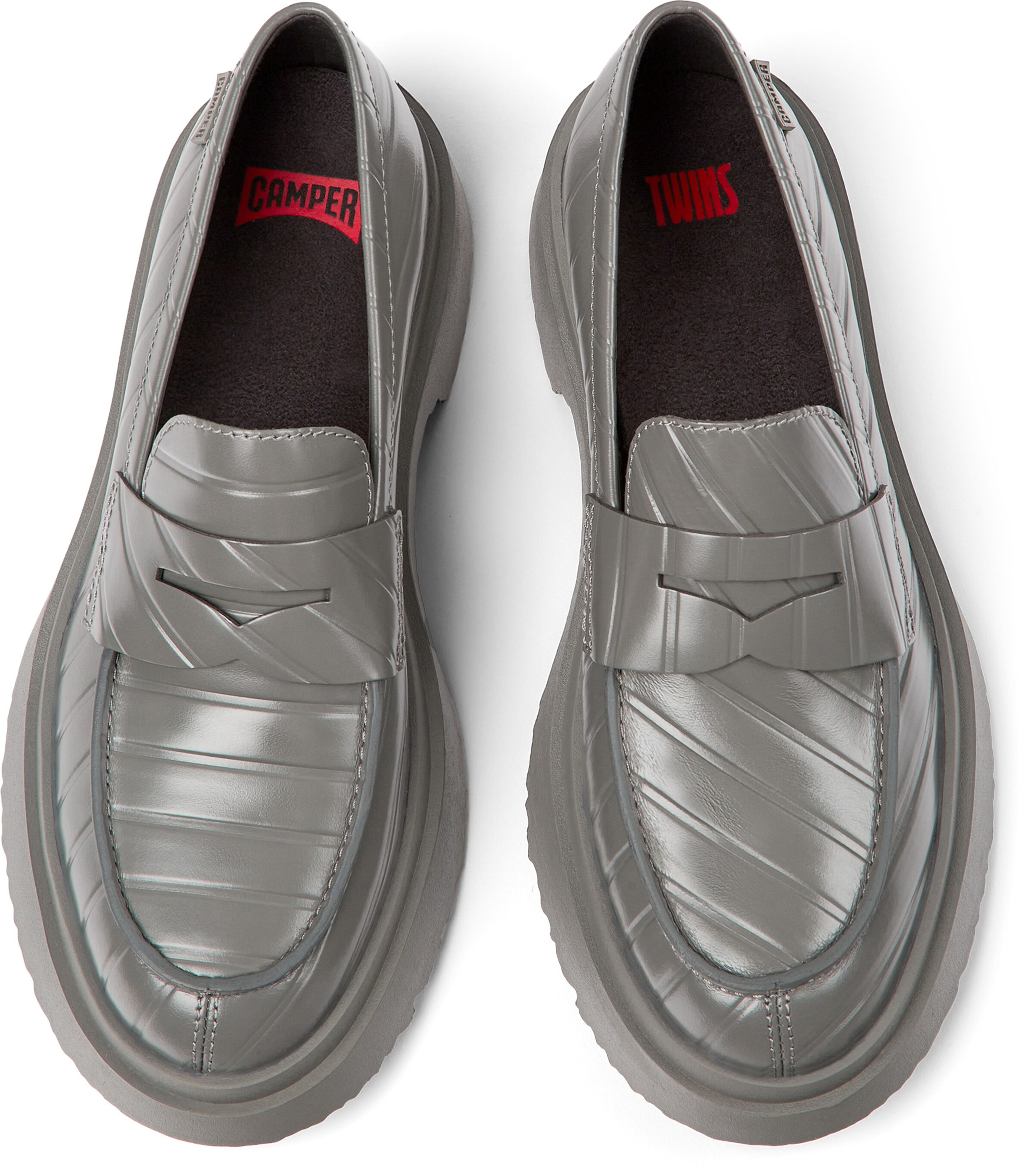 CAMPER Moccasin 'Walden Twins' in Grey