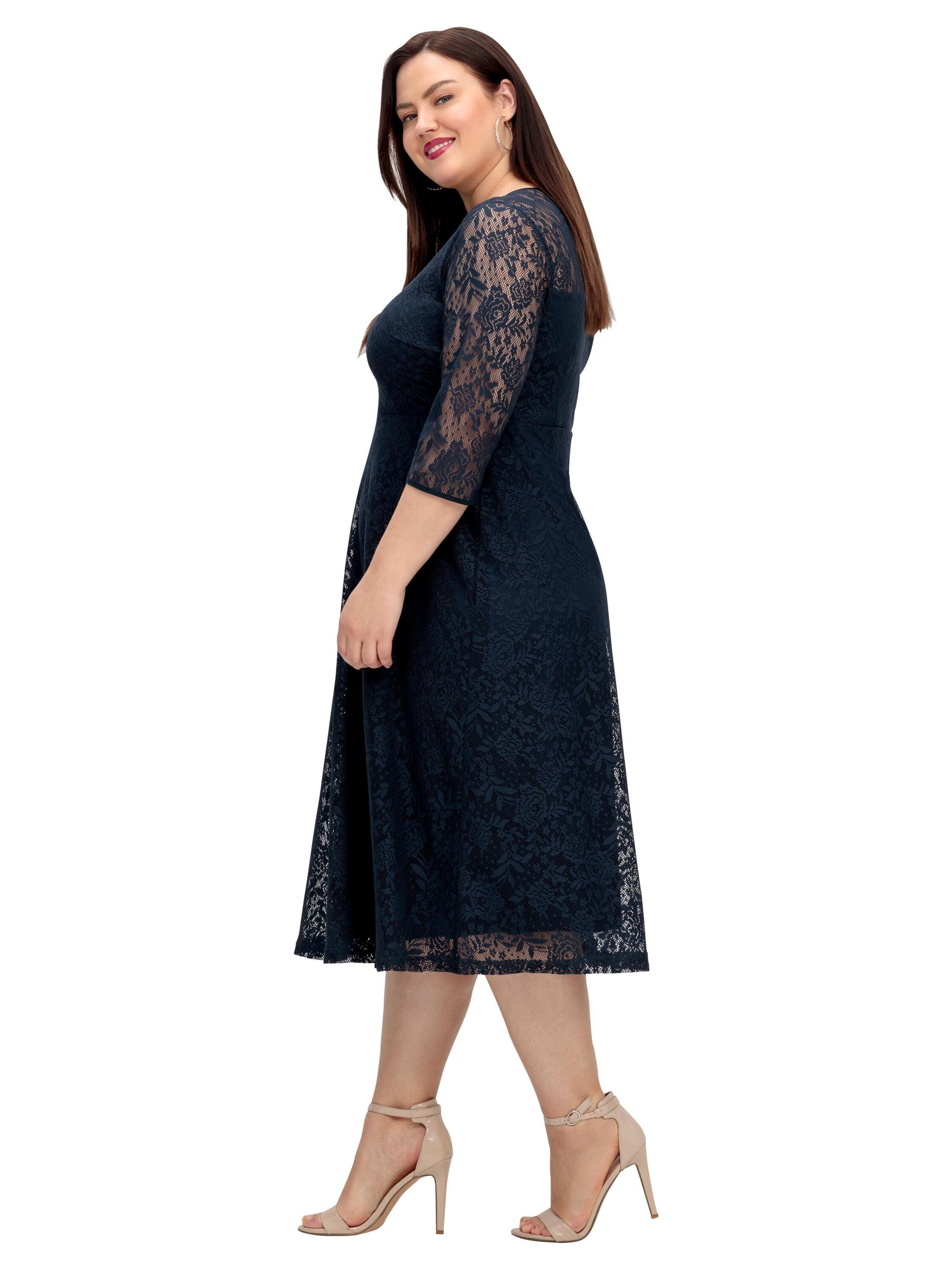 SHEEGO Abendkleid in Blau