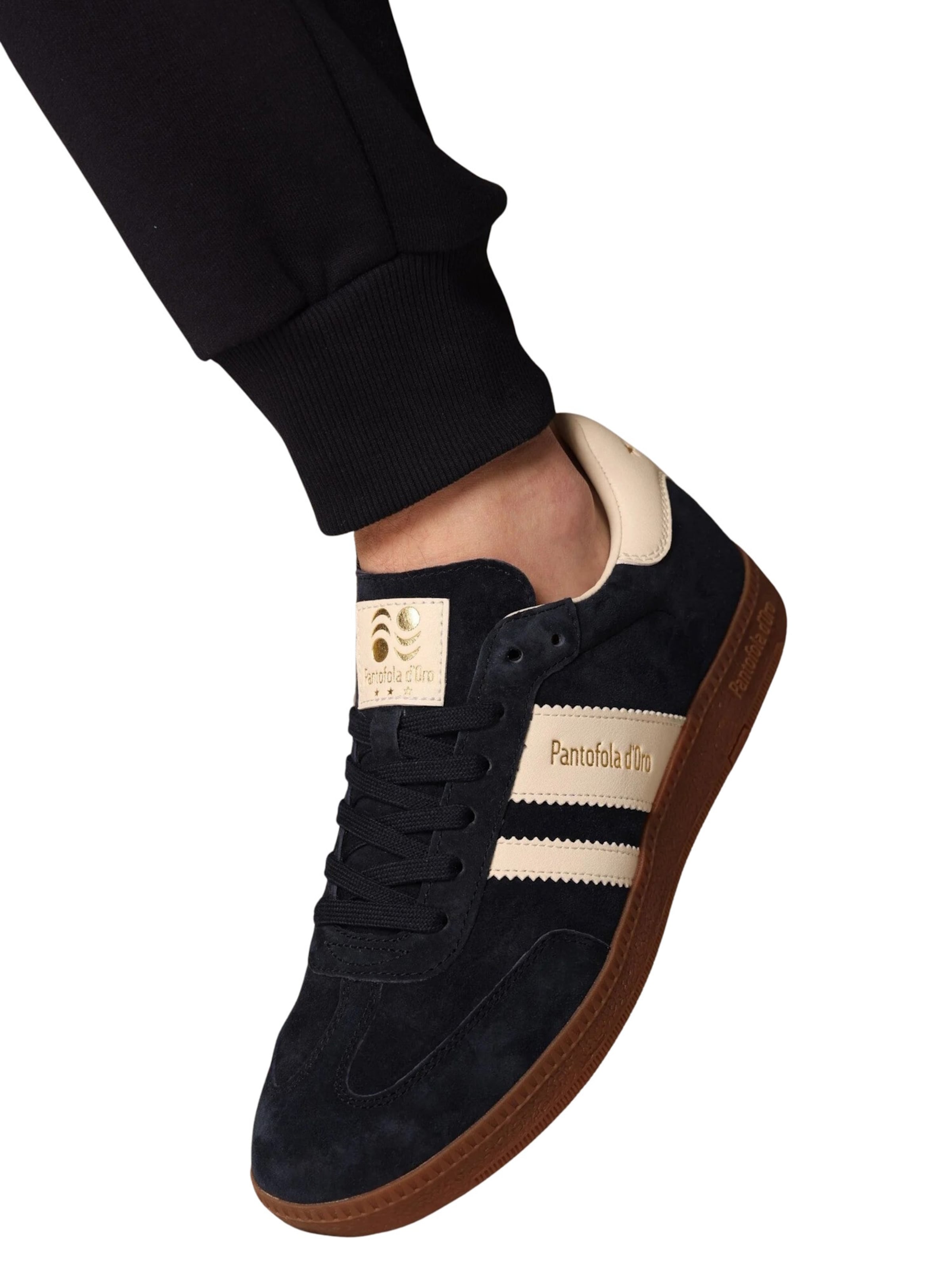 Sneaker bassa 'BALLARE' di PANTOFOLA D'ORO in blu: frontale