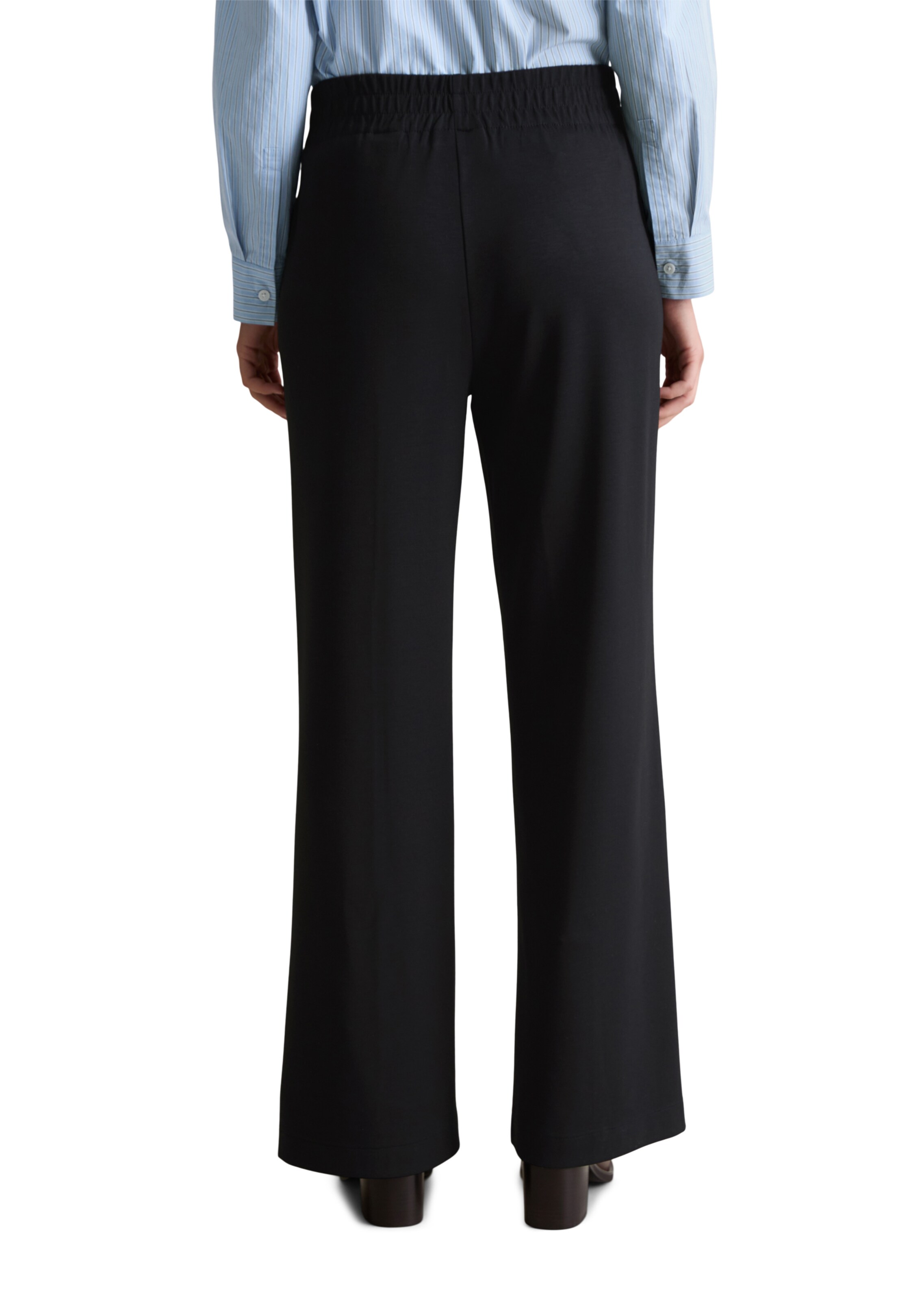 Marc O'Polo DENIM Loosefit Pantalon in Zwart