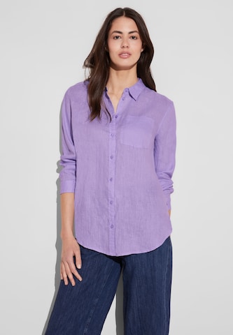 STREET ONE Blouse in Purple: front