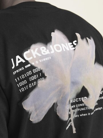 melns JACK & JONES T-Krekls 'Stagger'