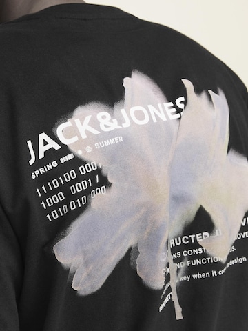 JACK & JONES Shirt 'Stagger' in Zwart