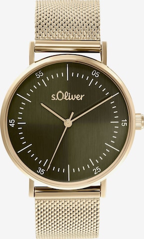 s.Oliver Uhr in Gold: predná strana