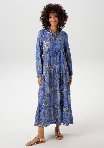 Aniston CASUAL Dress in Blue: front