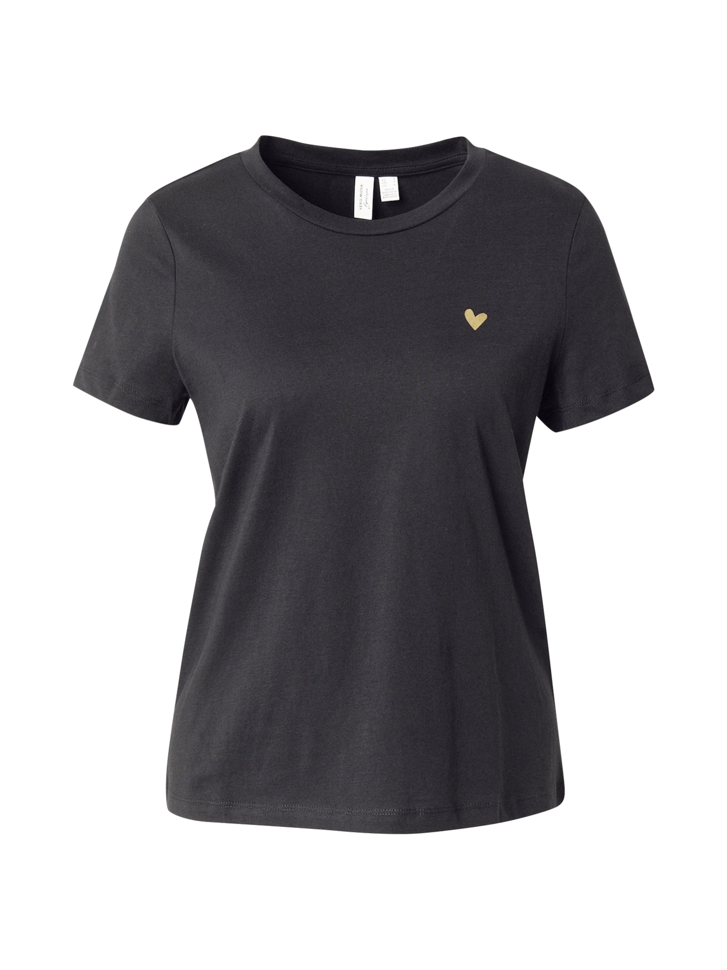VERO MODA Shirt 'VMVIVA' in Zwart: voorkant