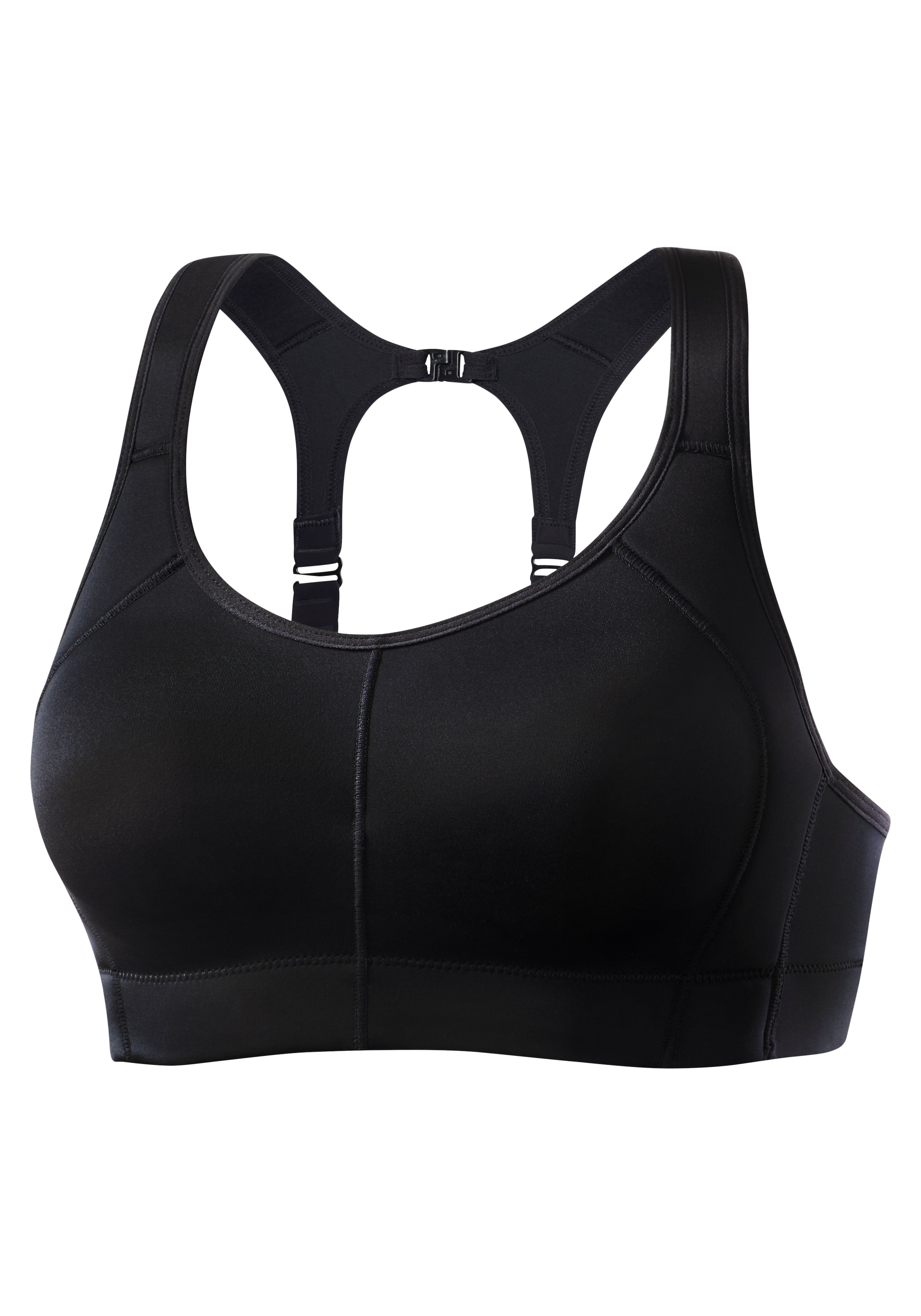 LASCANA ACTIVE Bralette Sports Bra in Black: front
