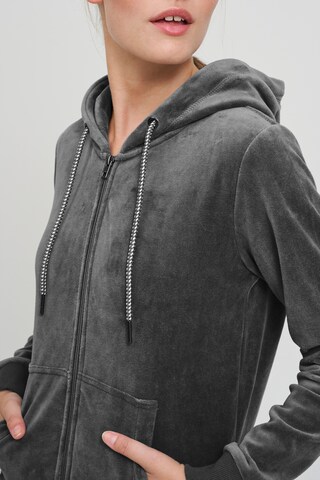 Oxmo Kapuzensweatjacke 'NICKY' in Grau