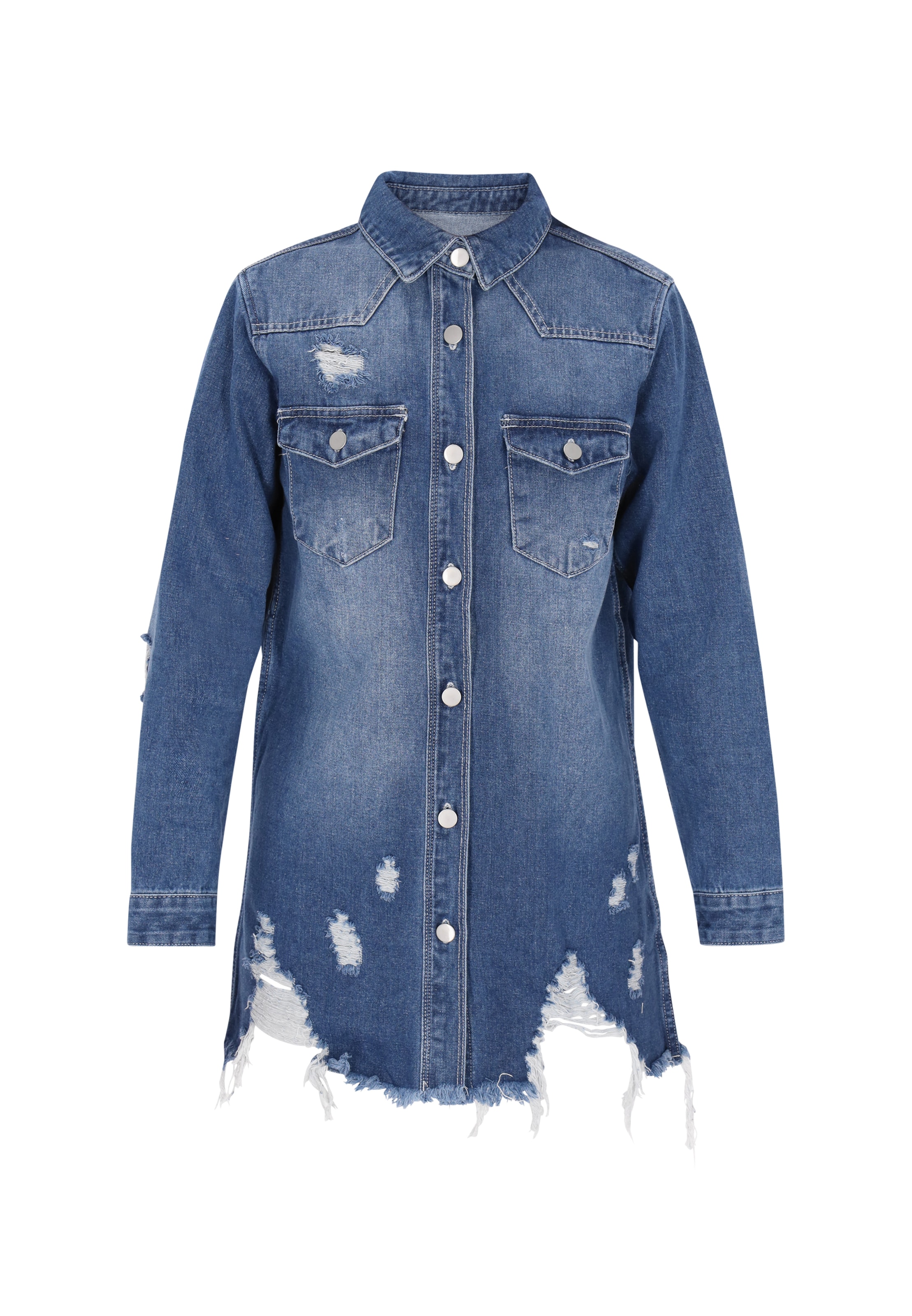 Veste mi-saison 'Fashion Look' MYMO en bleu : devant