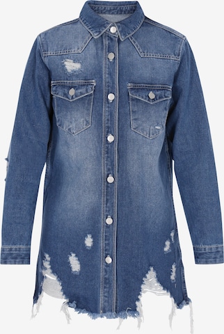 MYMO Välikausitakki 'Fashion Look' värissä sininen: etupuoli