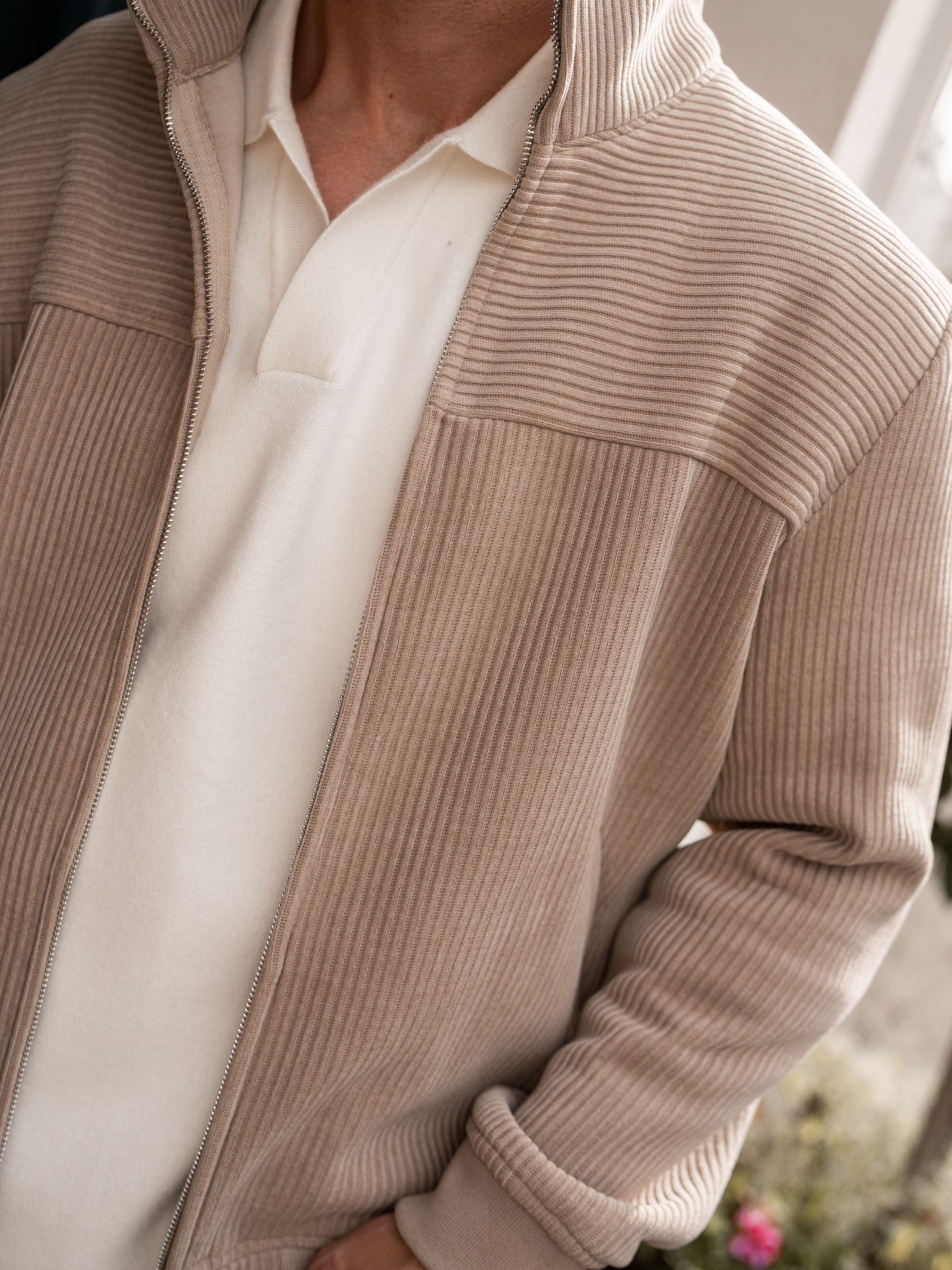 DAN FOX APPAREL Between-Season Jacket 'Maurice' in Taupe | ABOUT YOU