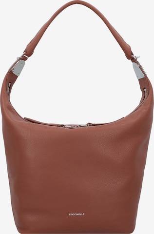 Coccinelle Pouch in Brown: front