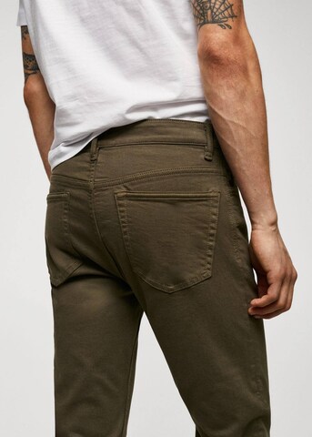 MANGO MAN Skinny Jeans 'Billy' in Grün