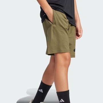 ADIDAS SPORTSWEAR Regular Trousers 'Essentials' in Green