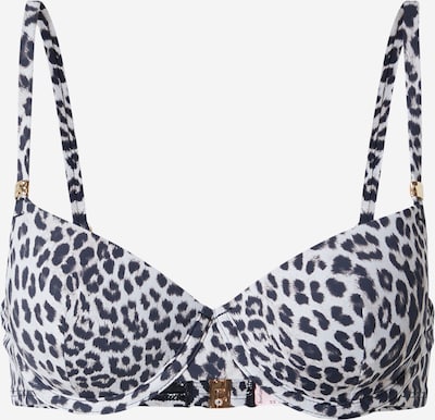Hunkemöller Bikinitoppi koossa 70/B värissä ruskea / musta / offwhite, Tuotenäkymä