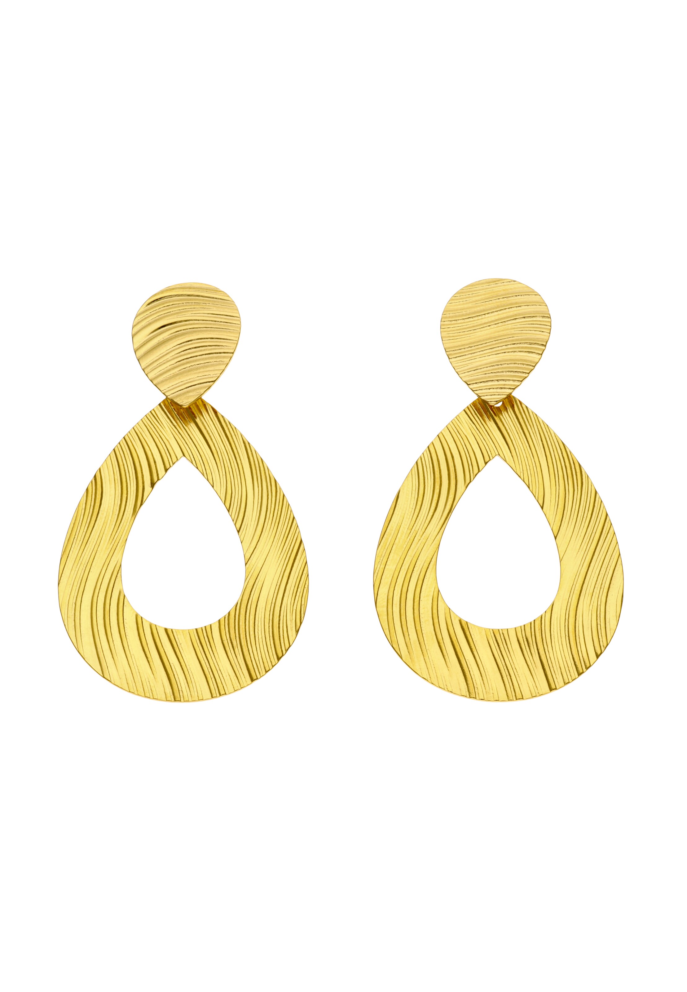IZIA Ohrringe in Gold: Vorderseite