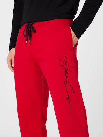 Regular Pantaloni de la HOLLISTER pe roșu