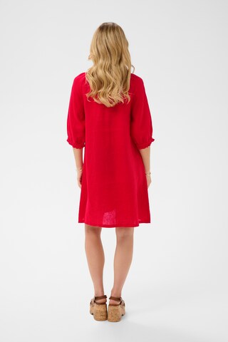 Cream Jurk 'CRBellis' in Rood