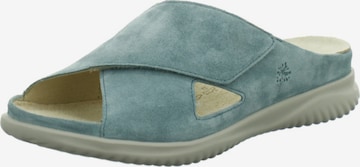 Hartjes Mules in Blue: front