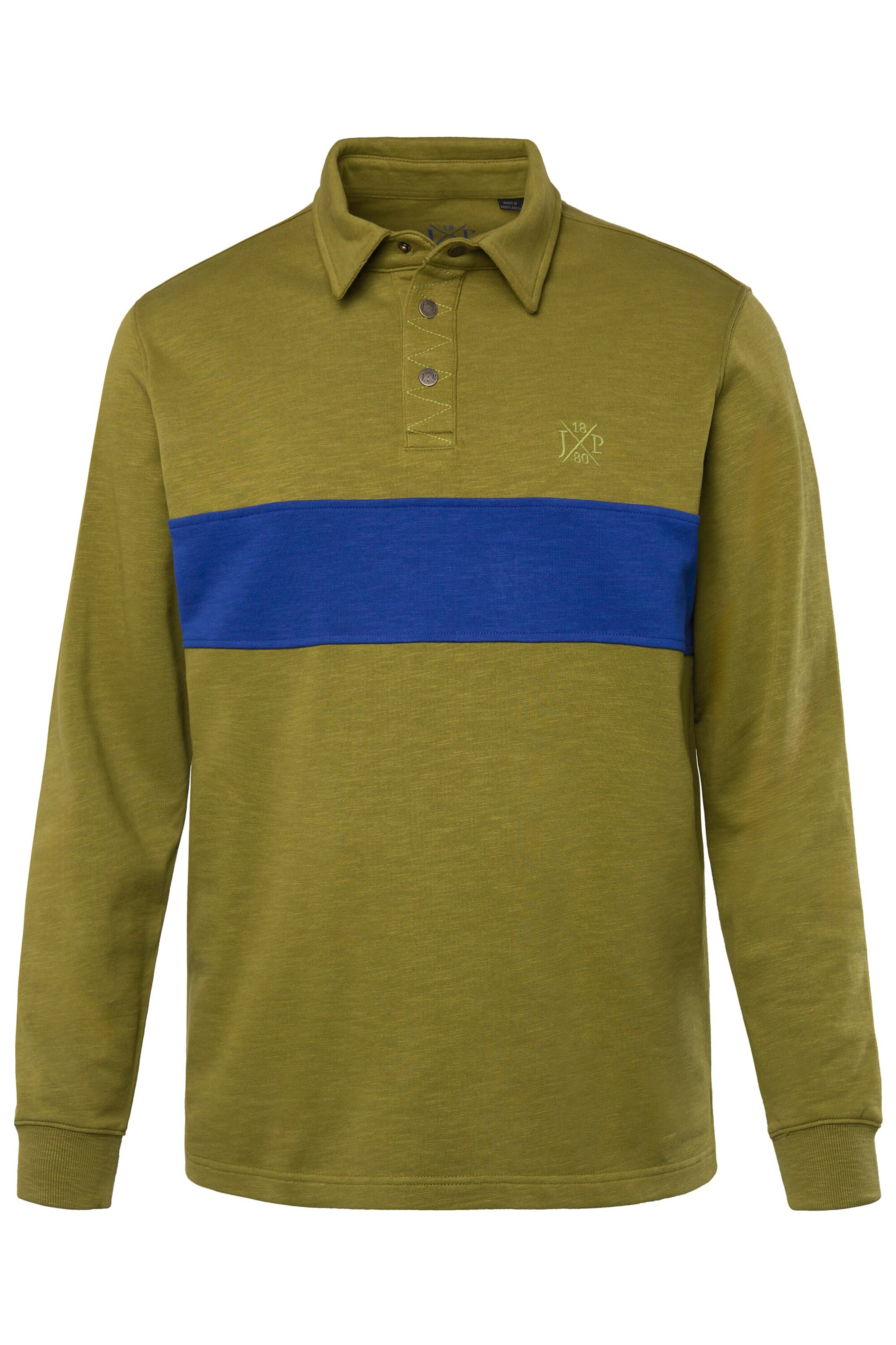 JP1880 Shirt in Groen: voorkant